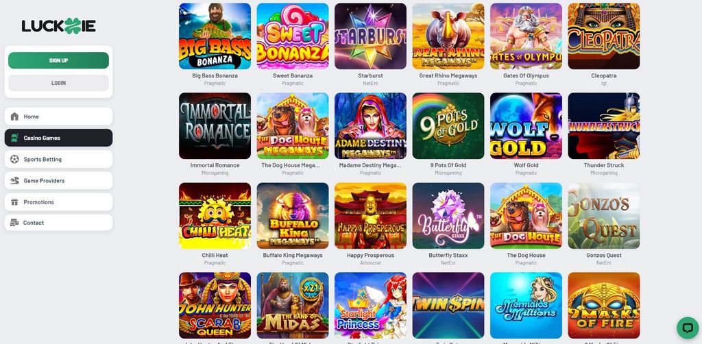 Luckzie Online Casino