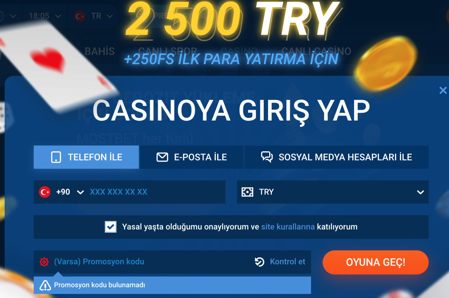 Mostbet-də qeydiyyatdan keçmək üçün bonus